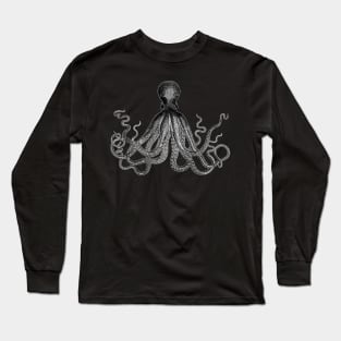 Vintage Octopus Long Sleeve T-Shirt